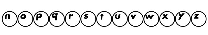 Ball Font LOWERCASE