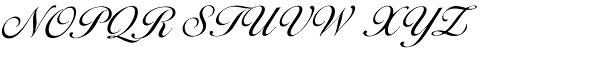 Ballantines Script EF Light Font UPPERCASE