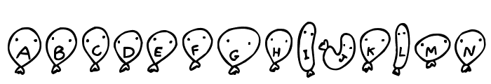 Balloon Friends Font UPPERCASE
