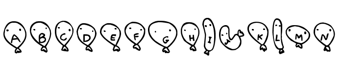 Balloon Friends Font LOWERCASE