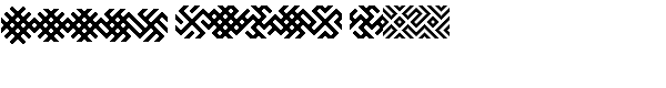Baltic Ornaments B Font LOWERCASE