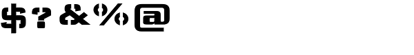 Bank Stencil AI-Medium Font OTHER CHARS