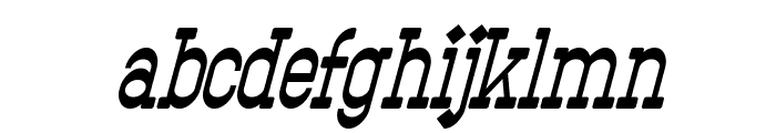 Bantorain Italic Font LOWERCASE