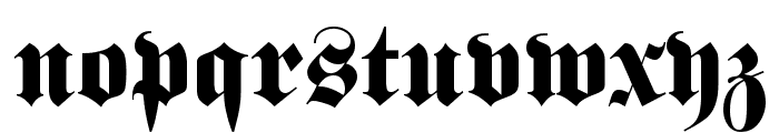 Barron Font LOWERCASE