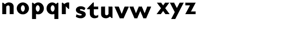 Base Nine B Font LOWERCASE