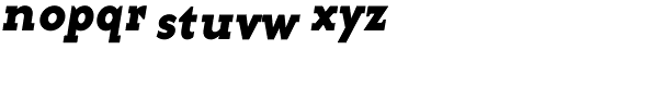 Base Twelve Serif BI Font LOWERCASE