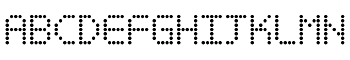 Basicdots Font UPPERCASE