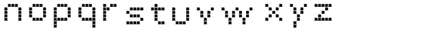 Basis Cubed Font LOWERCASE