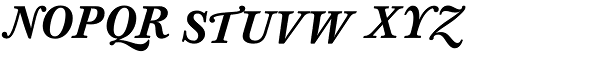 Baskerville Book Pro Med Italic Font UPPERCASE