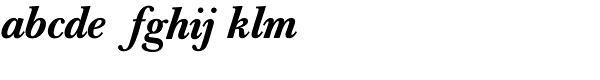 Baskerville Book Pro Med Italic Font LOWERCASE