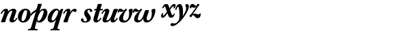 Baskerville Book Pro Med Italic Font LOWERCASE