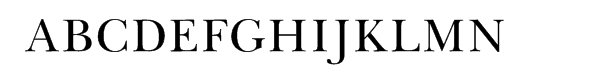 Baskerville Cyrillic Upright Font UPPERCASE