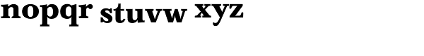 Baskerville Nr1 SB-Bold Font LOWERCASE