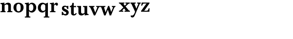 Baskerville Nr1 SB-Med Font LOWERCASE