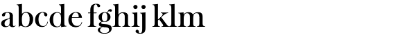Baskerville TS-Medium Font LOWERCASE