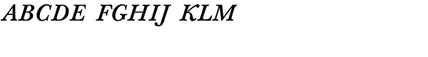 Baskerville Ten SC Italic Font LOWERCASE