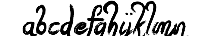 Basquiat Font LOWERCASE