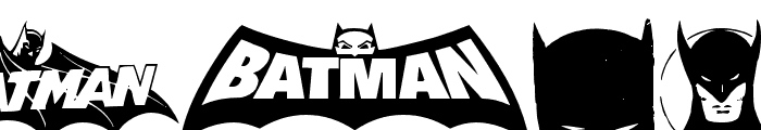 Batman Evolution Logo Font Font OTHER CHARS