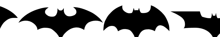 Batman Evolution Logo Font Font UPPERCASE