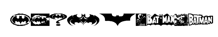 Batman The Dark Knight Font OTHER CHARS