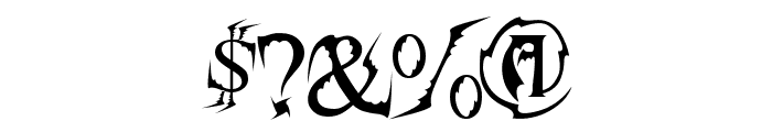 Bats&Dragons-Abaddon Font OTHER CHARS