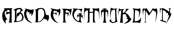 Bats&Dragons-Abaddon Font LOWERCASE