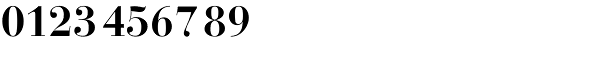 Bauer Bodoni Bold Font OTHER CHARS