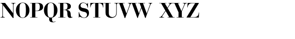 Bauer Bodoni Bold Font UPPERCASE
