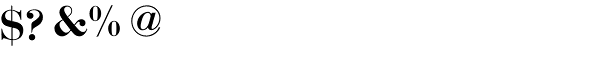 Bauer Bodoni D Demi Bold Font OTHER CHARS