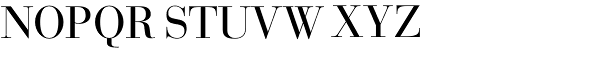 Bauer Bodoni Roman Font UPPERCASE