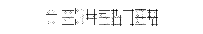 Bauhaus Sketch Font OTHER CHARS