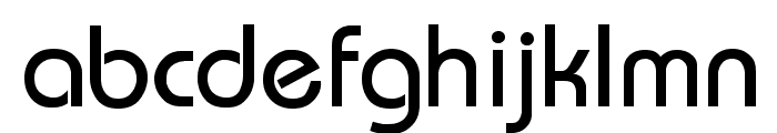 Bauhaus Font LOWERCASE