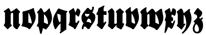 Bayreuth Font LOWERCASE