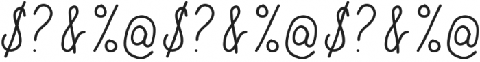 Baystyle Pen otf (400) Font OTHER CHARS