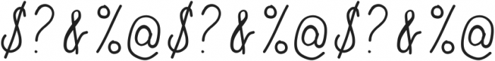 Baystyle Pen ttf (400) Font OTHER CHARS