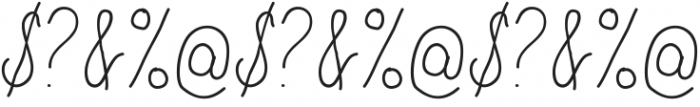 Baystyle Pencil ttf (400) Font OTHER CHARS