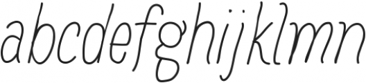 Baystyle Pencil ttf (400) Font LOWERCASE