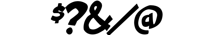 badonk-a-donk2 Bold Italic Font OTHER CHARS