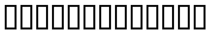 BCMELP EPD Symbols Font LOWERCASE