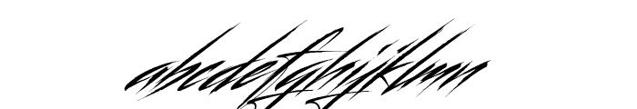 Beastform Font LOWERCASE