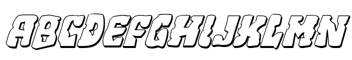 Beastian 3D Italic Font UPPERCASE