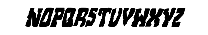 Beastian Condensed Italic Font UPPERCASE