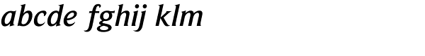 Beaufort Medium Italic Font LOWERCASE
