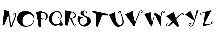 Beebop Font UPPERCASE
