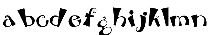 Beebop Font LOWERCASE