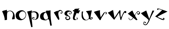 Beebop Font LOWERCASE