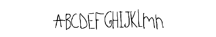 Beedey Font UPPERCASE