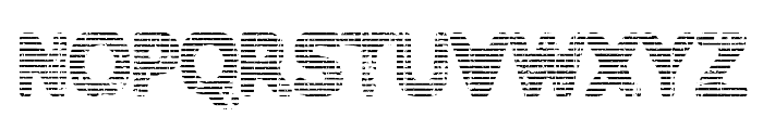 Behind Dirty Blinds Font LOWERCASE