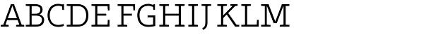Belco Light Slab Serif Font UPPERCASE