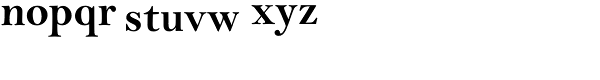 Bell MTStd-Bold Font LOWERCASE